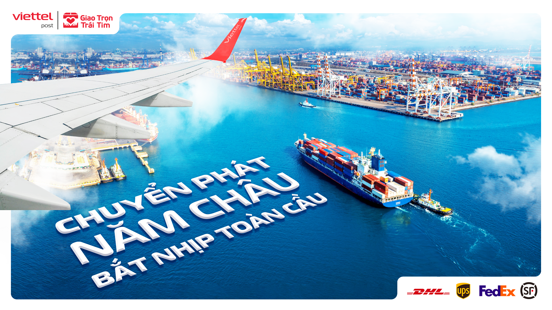 Viettel Post chuyển phát năm châu