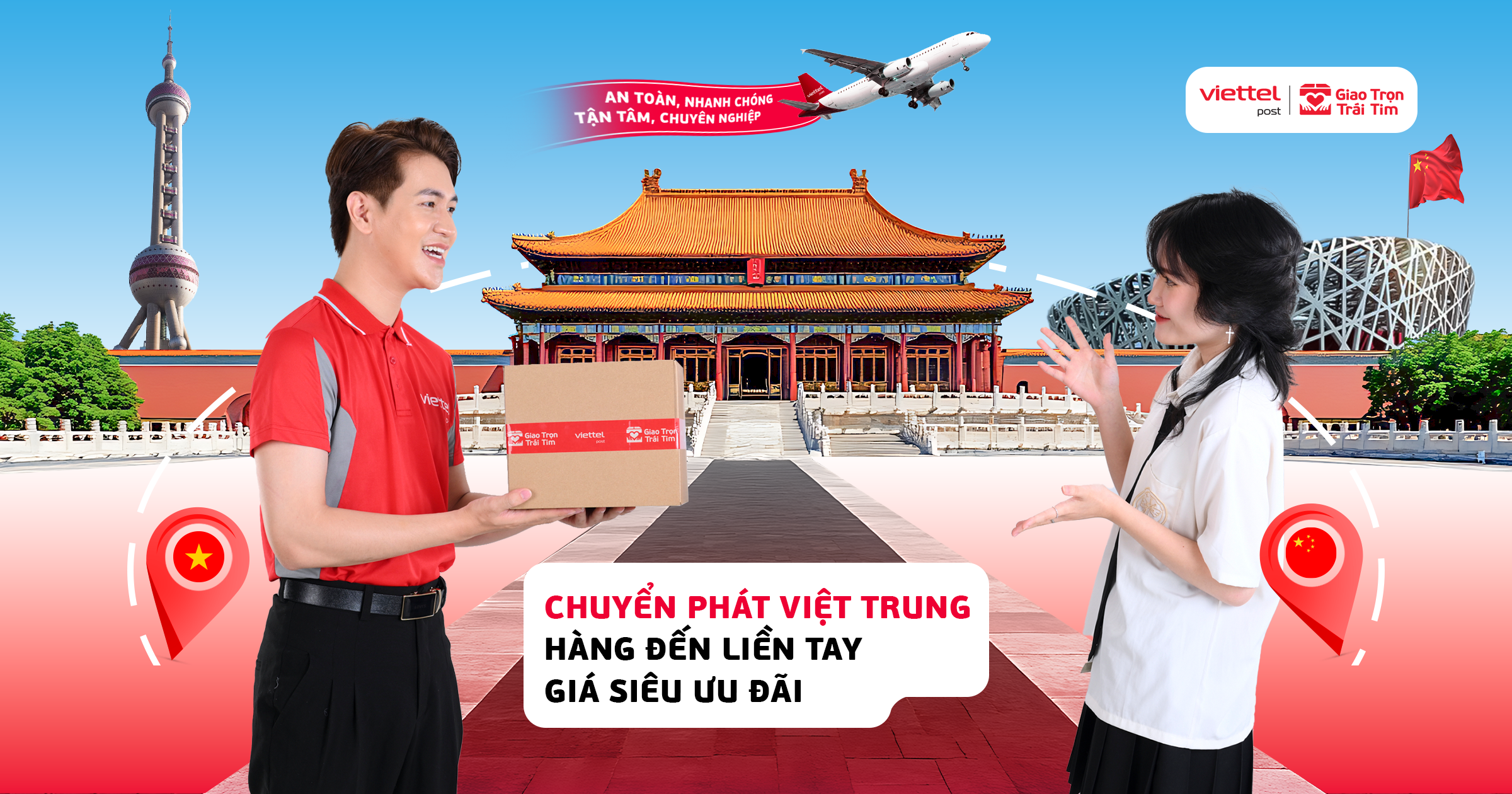 chuyển phát nhanh đi Trung Quốc chuyên nghiệp tiết kiệm