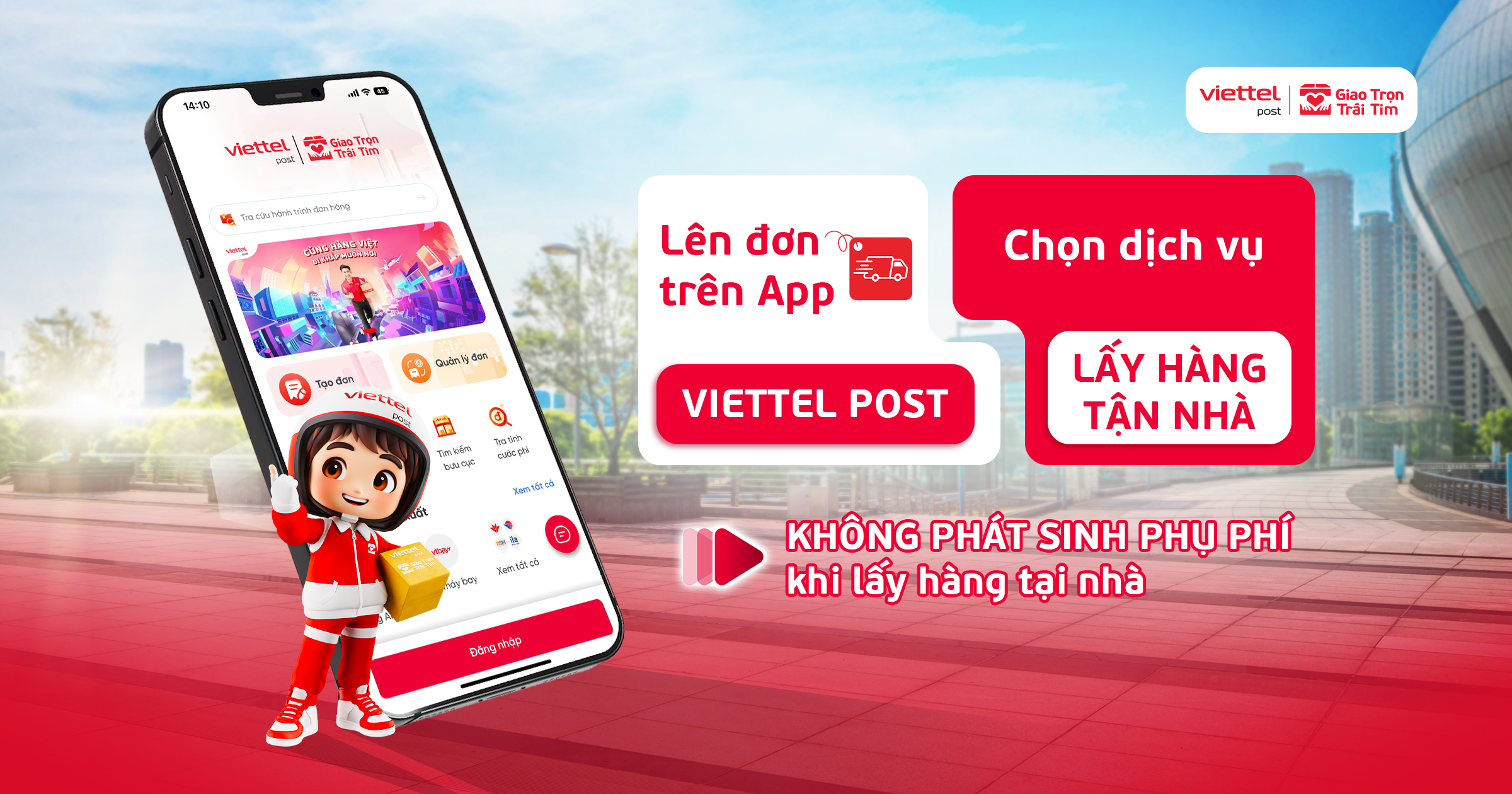 Không phát sinh phụ phí khi lấy hàng tại nhà