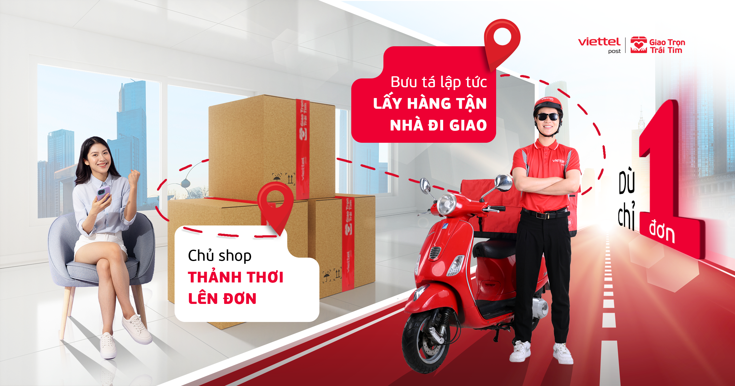 dịch vụ lấy hàng tại nhà của Viettel Post