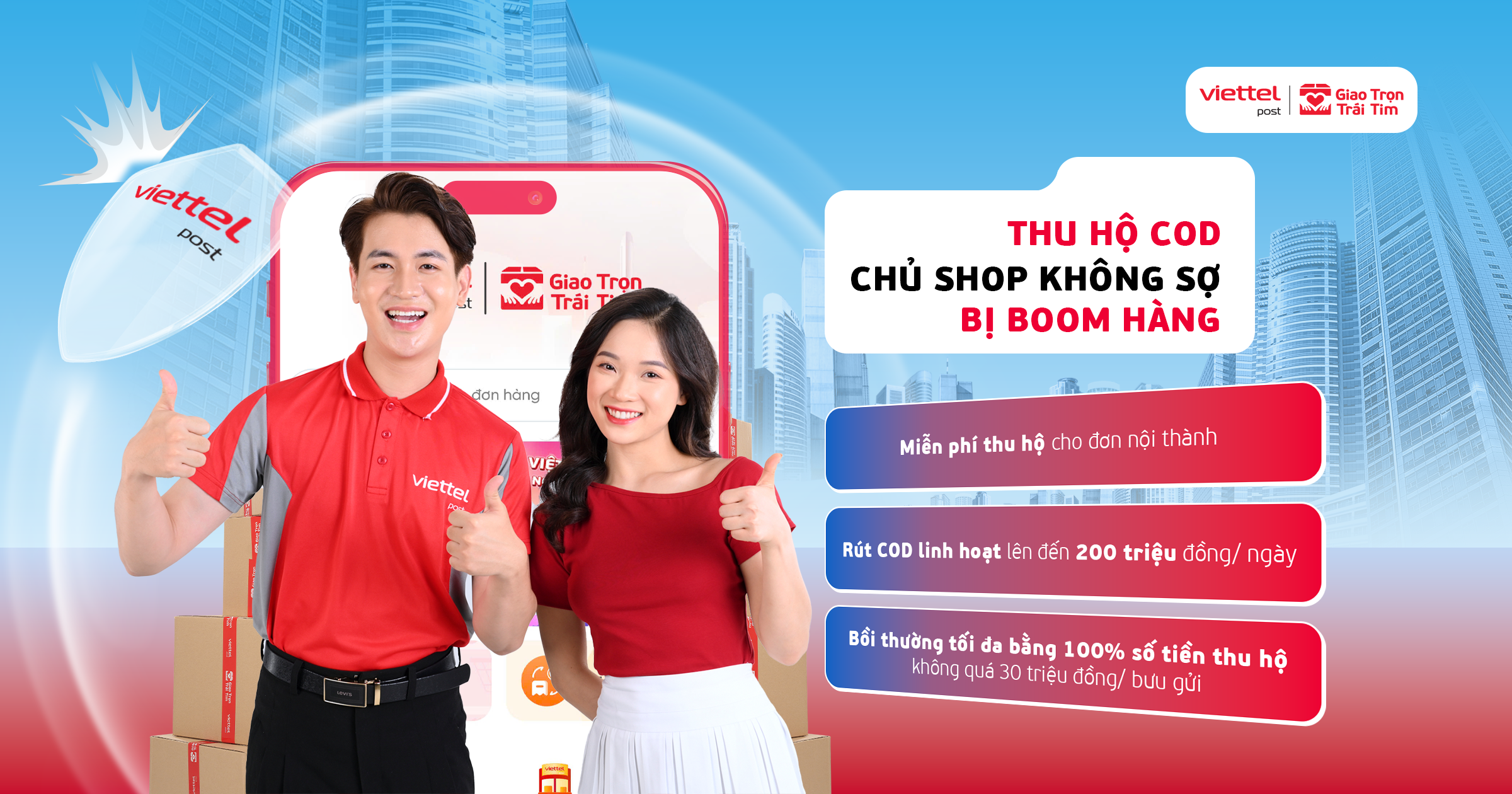 lợi ích khi sử dụng dịch vụ giao hàng thu hộ