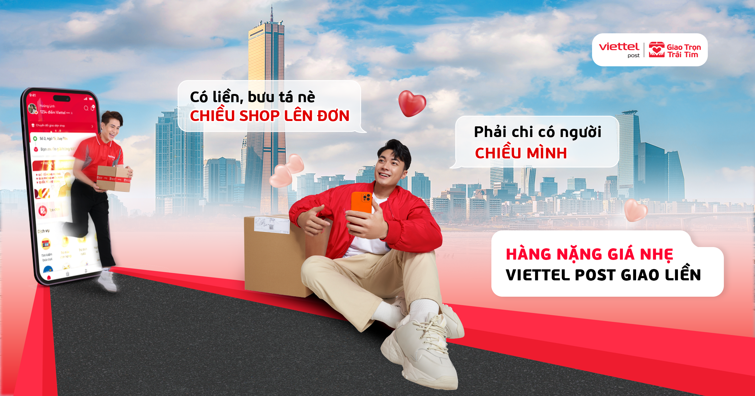 Viettel Post giao hàng nặng giá nhẹ 