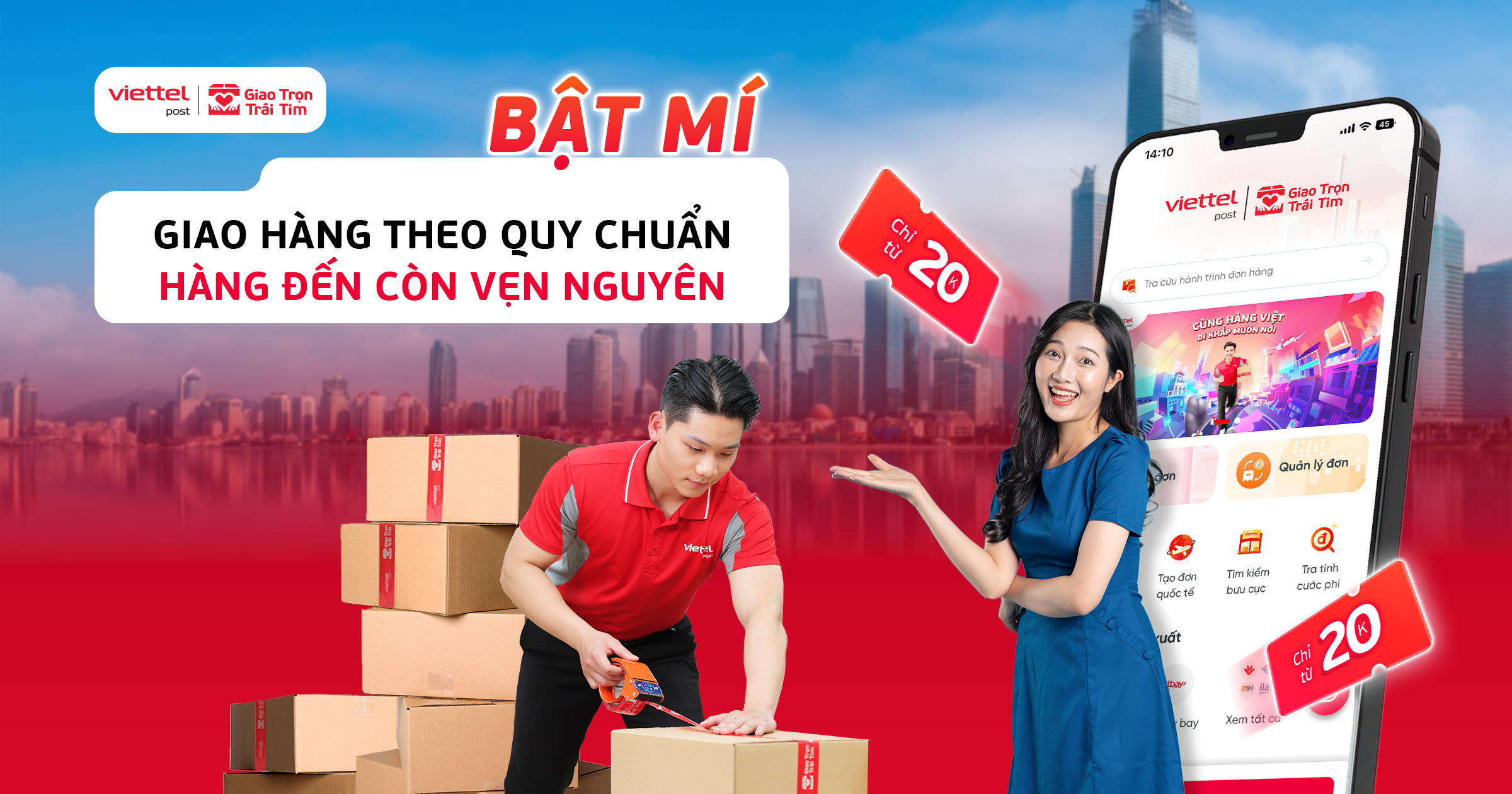 quy chuẩn giao nhận hàng Viettel Post