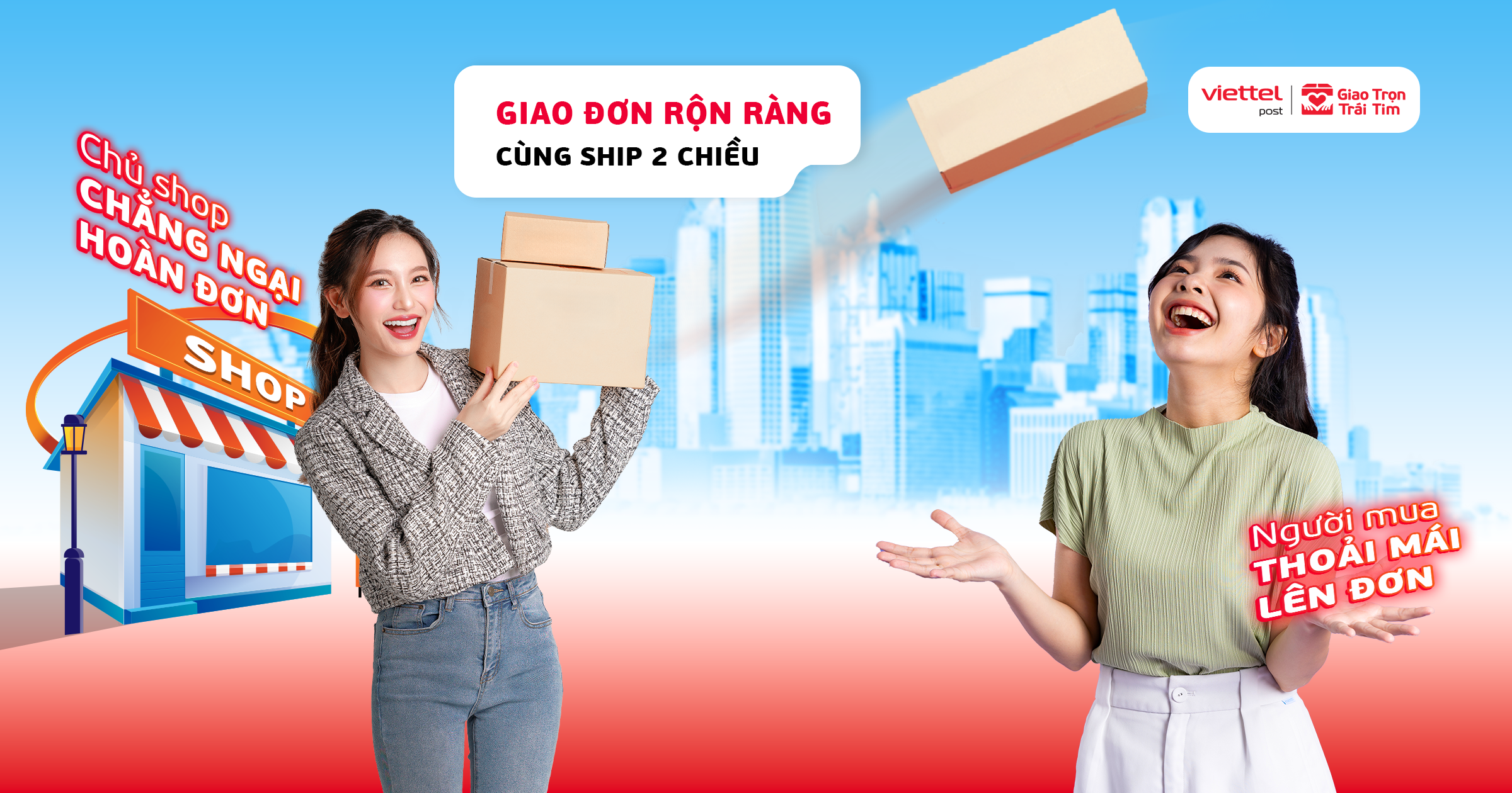 ưu điểm khi lựa chọn ship 2 chiều