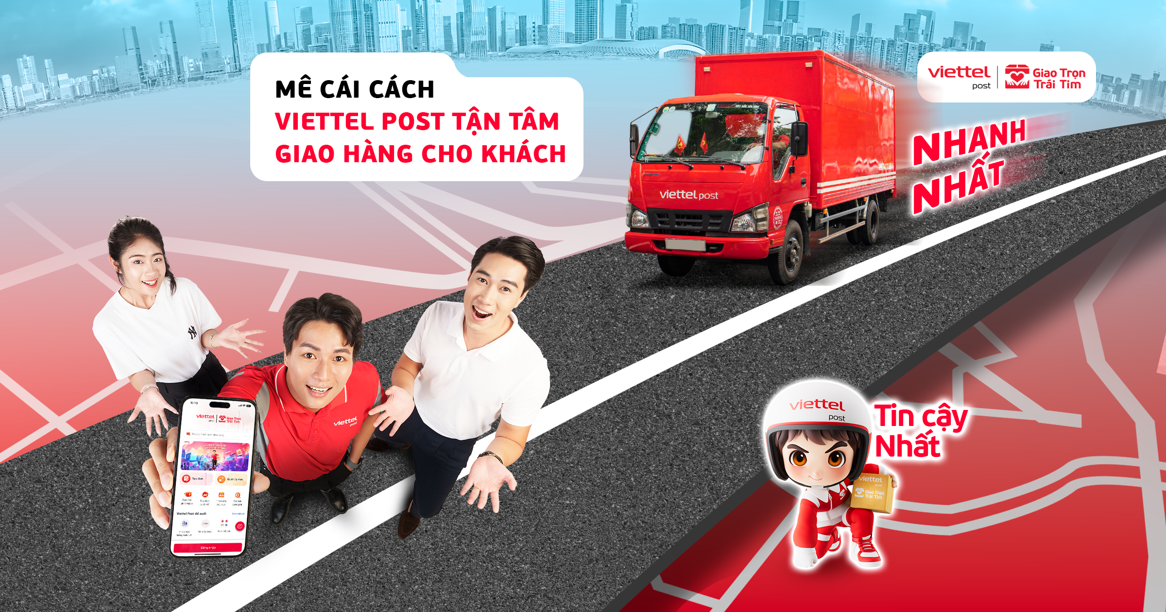 Viettel Post giao hàng nhanh chóng tiết kiệm