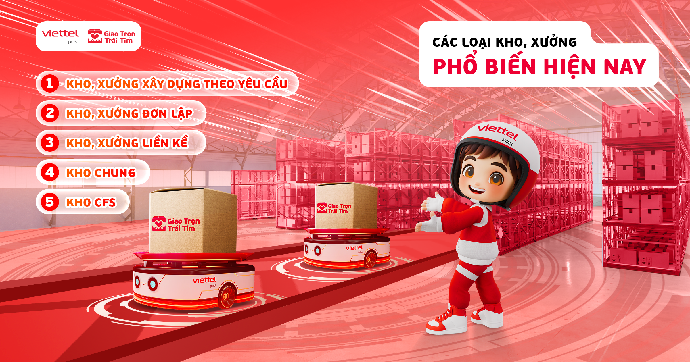 Dịch vụ thuê kho Viettel Post 