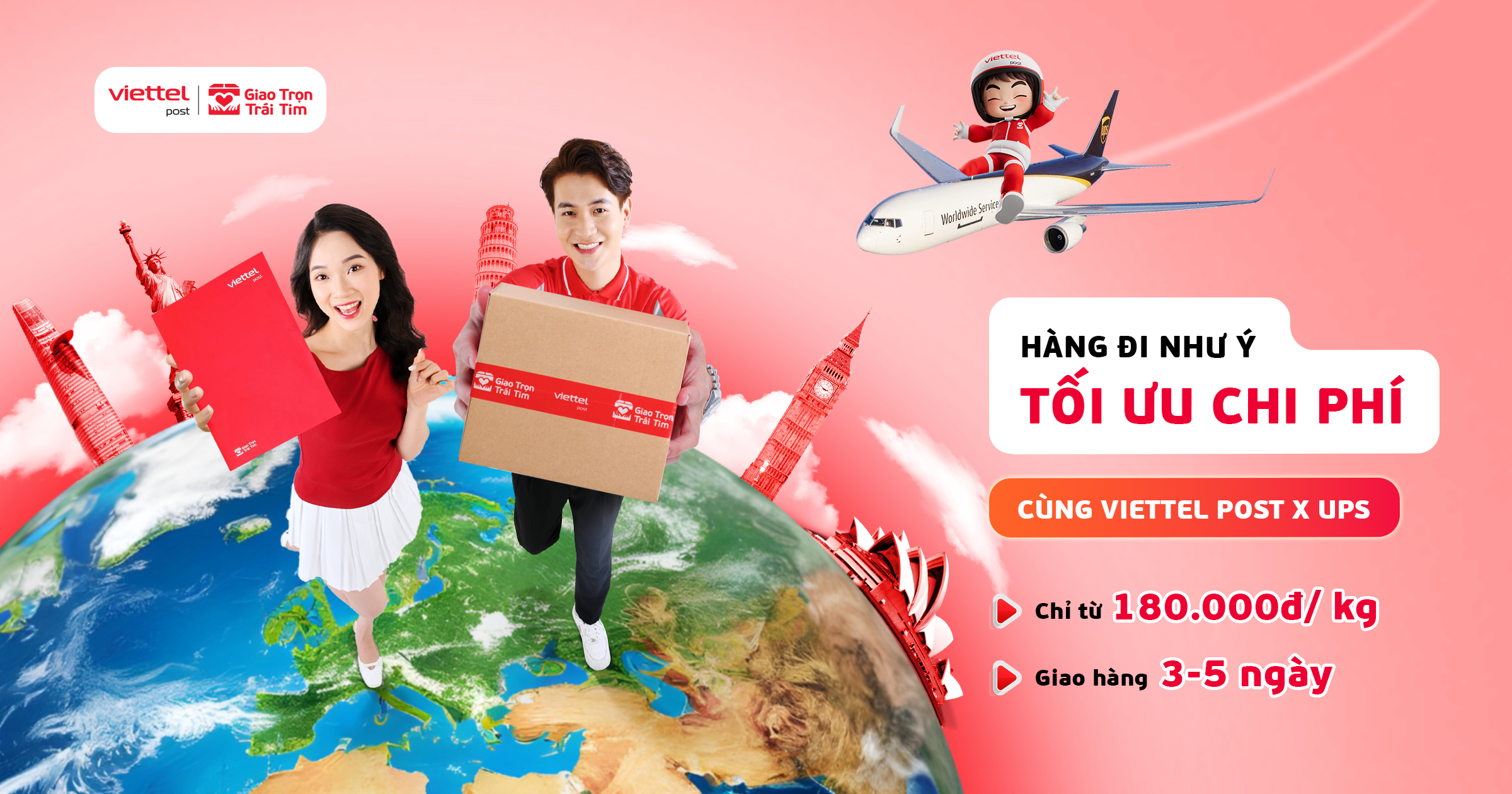 Viettel Post và UPS hợp tác chuyển phát quốc tế