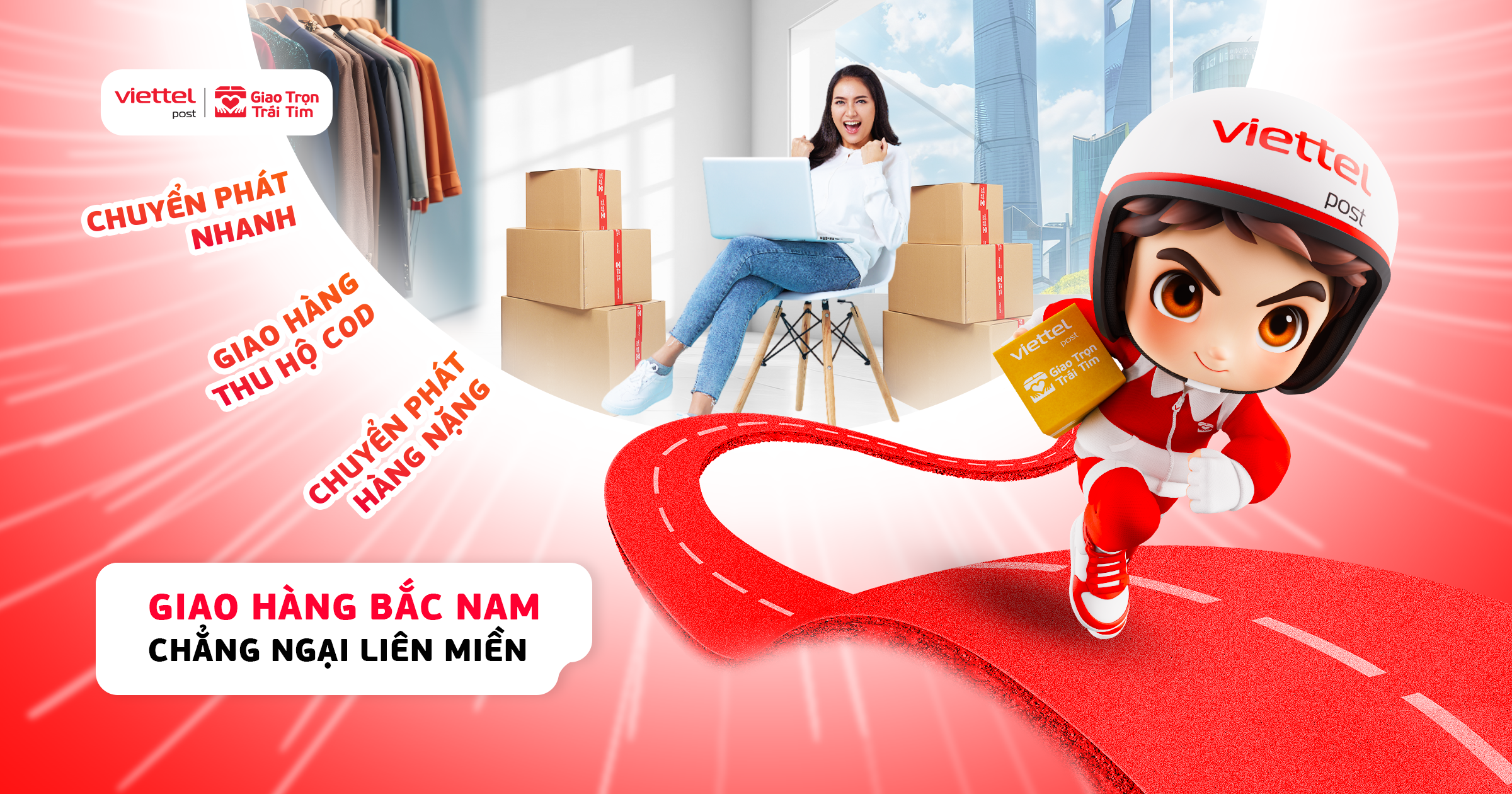 dịch vụ vận chuyển hàng hóa Bắc Nam của Viettel Post