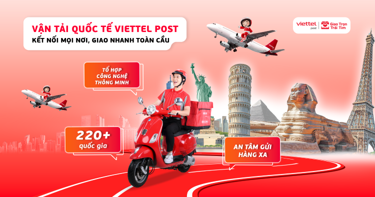 dịch vụ vận tải quốc tế Viettel Post