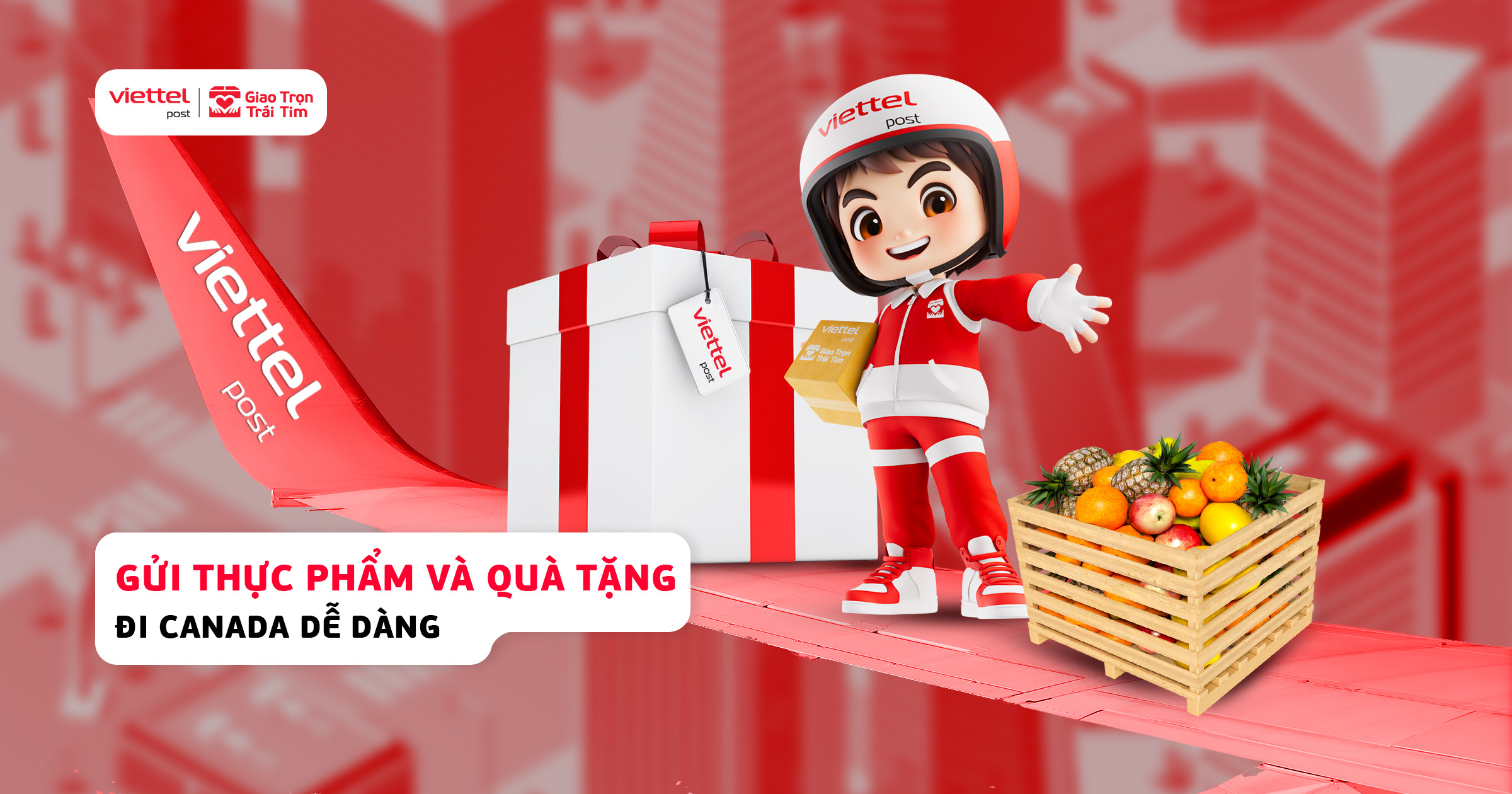 làm sao để gửi thực phẩm và quà tặng đi Viettel Post