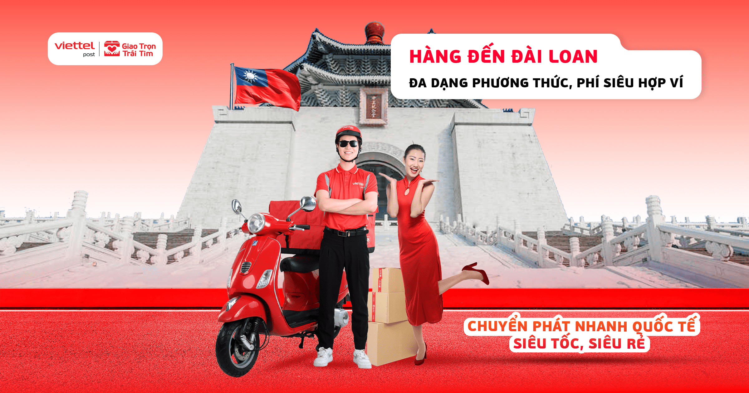 Khám phá các phương thức vận chuyển hàng hoá từ Việt Nam đi Đài Loan uy tín