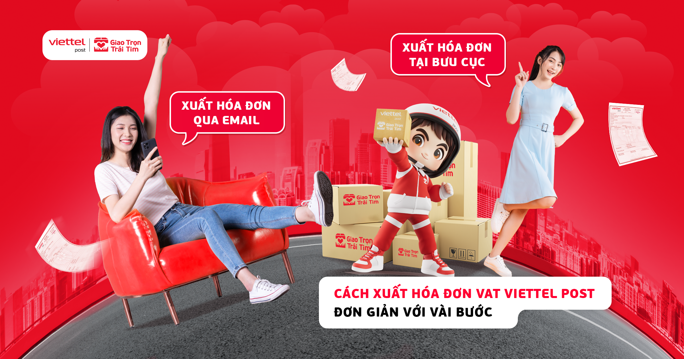 Xuất hóa đơn VAT tại Viettel Post