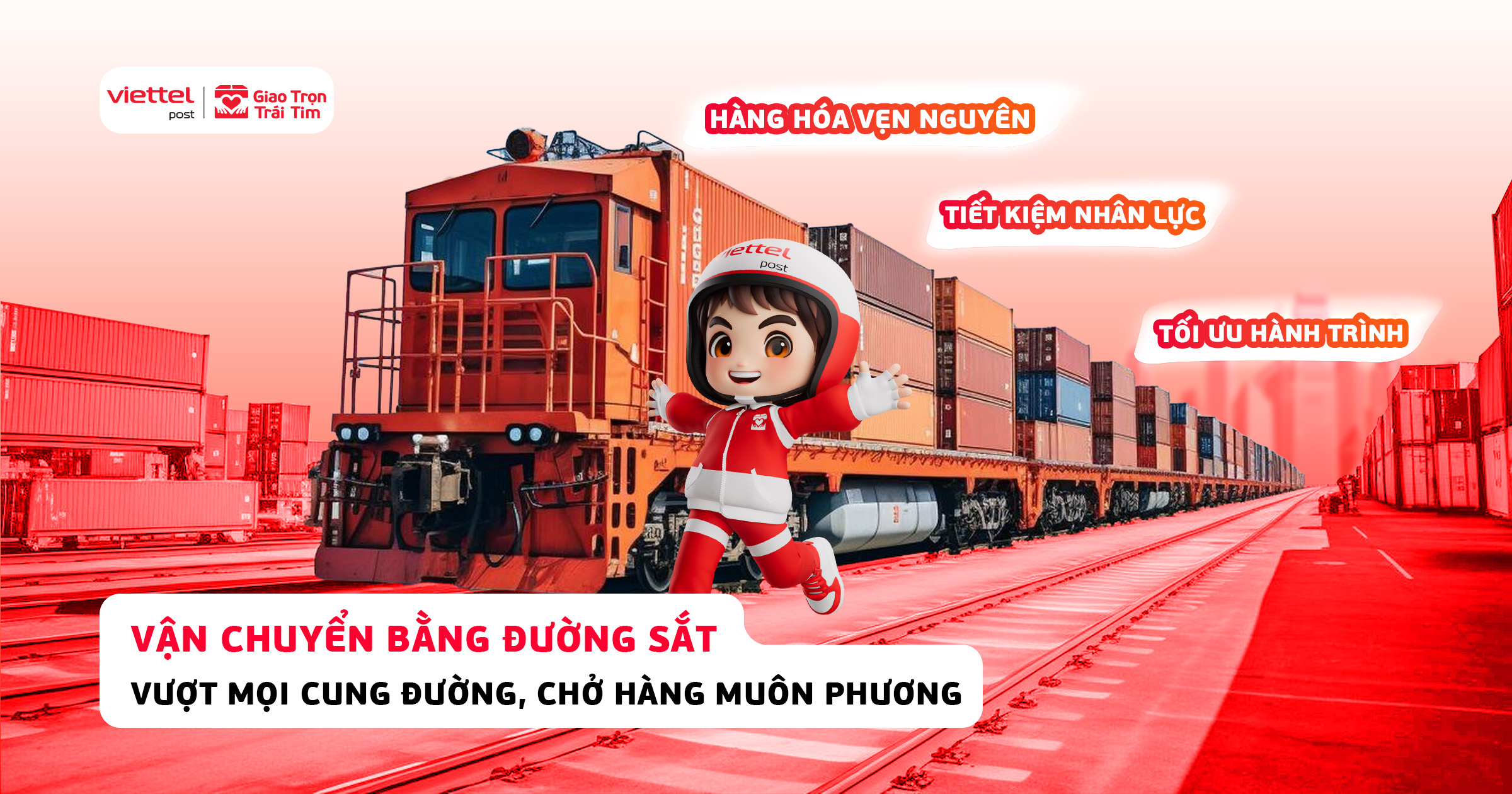 Vận chuyển hàng hóa bằng đường sắt 