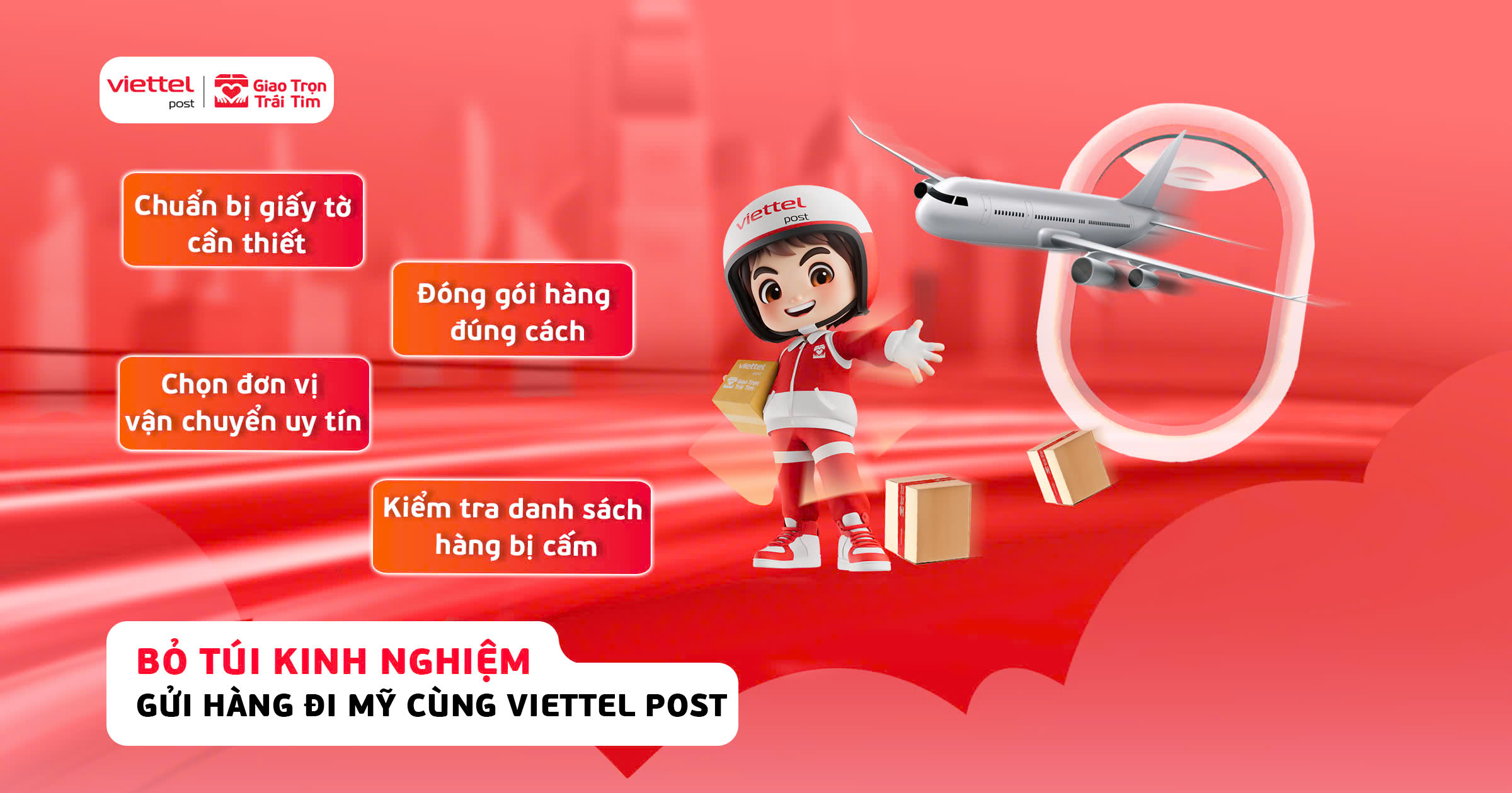 Kinh nghiệm gửi hàng đi Mỹ 