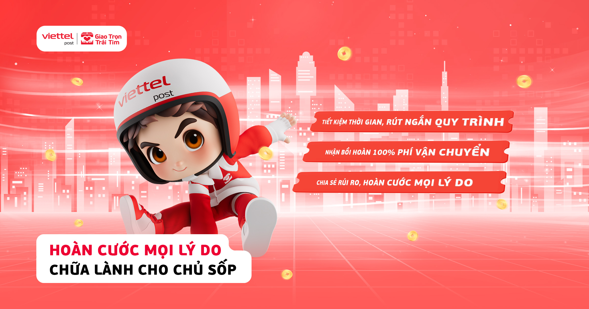 Chính sách hoàn cước mới Viettel Post