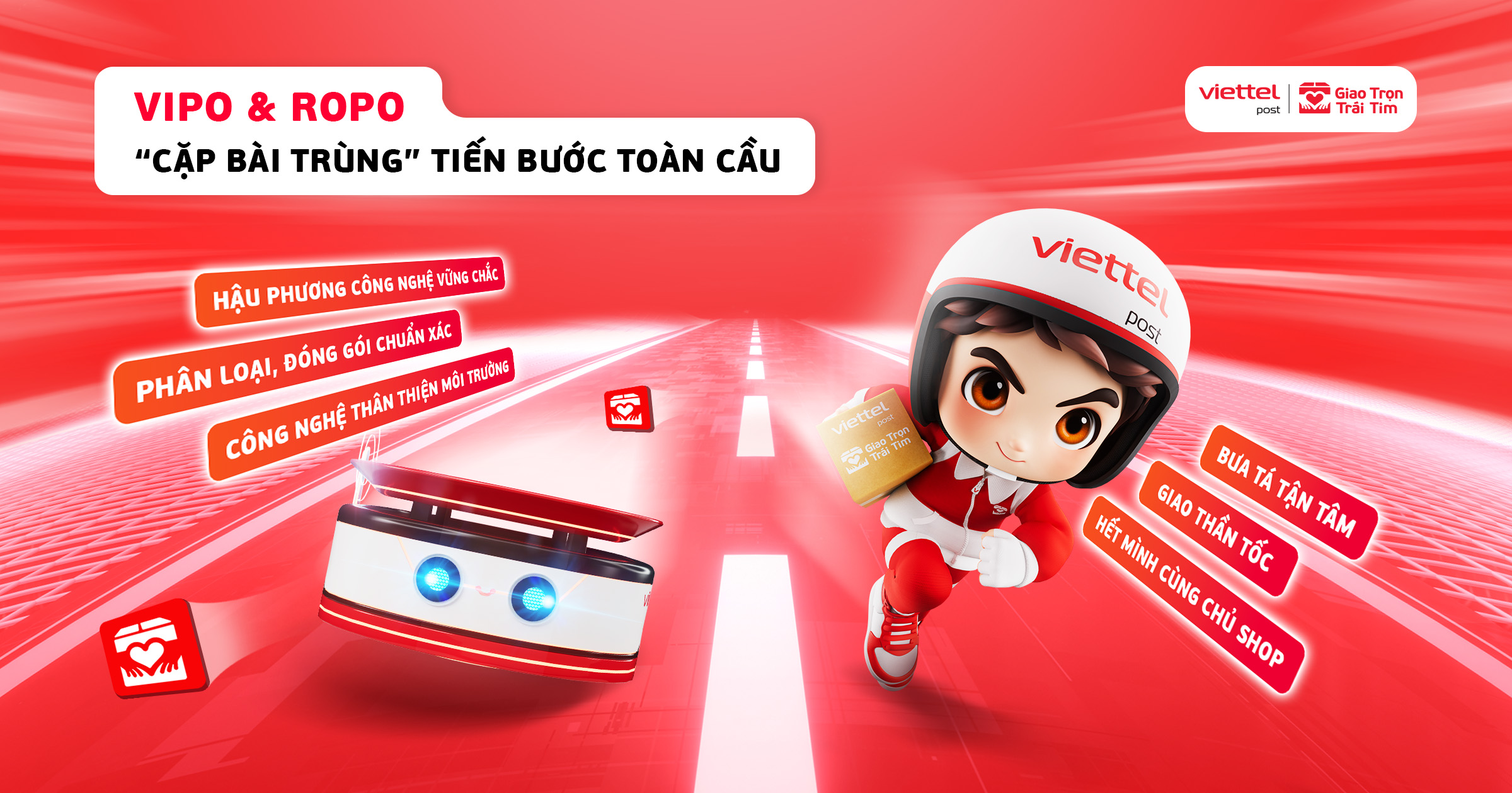 Bộ đôi công nghệ Viettel Post 