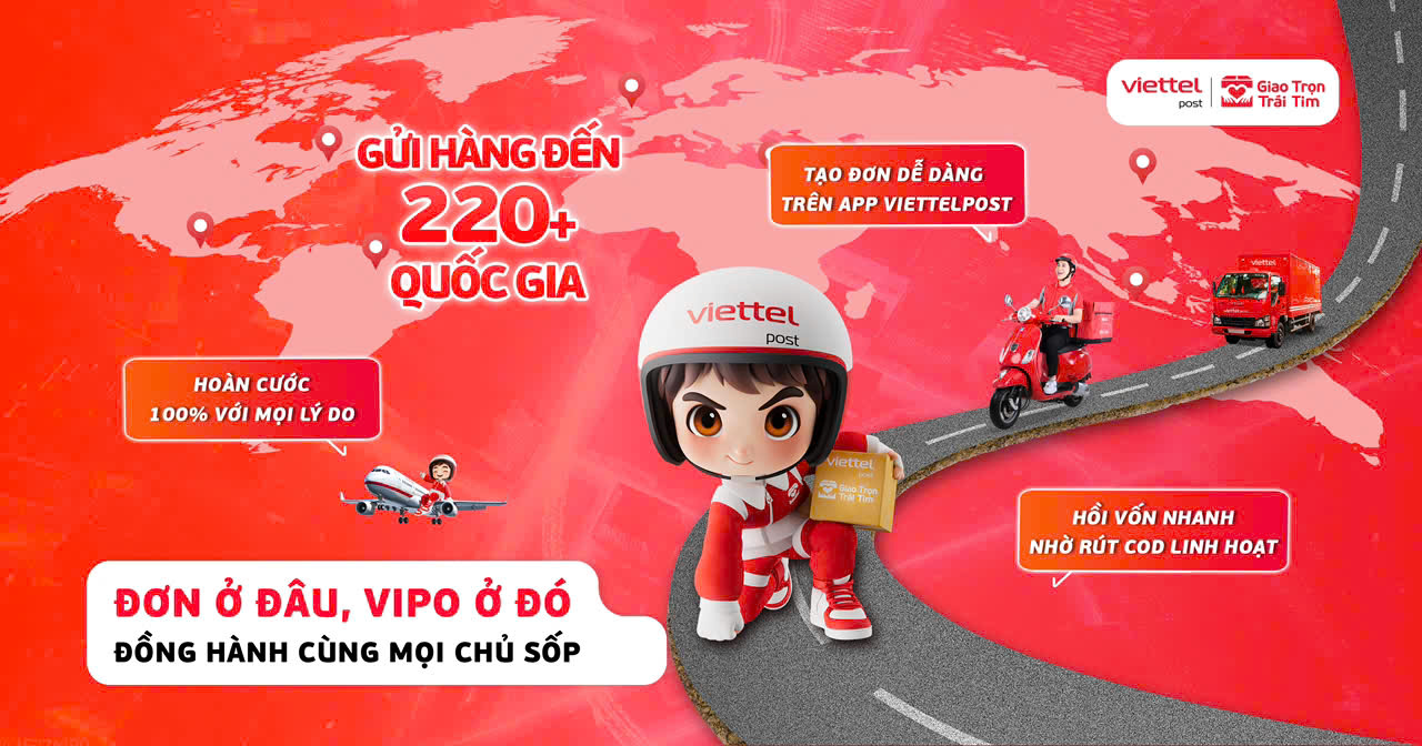 Chuyển phát hàng cùng Viettel Post