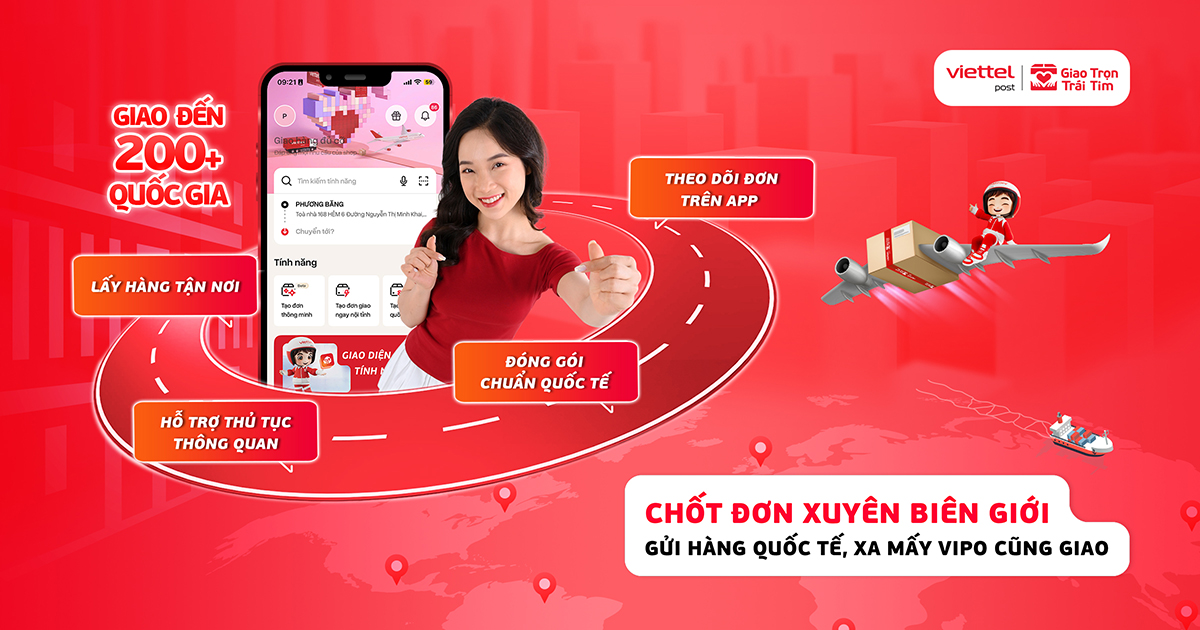 Chuyển phát quốc tế Viettel Post 