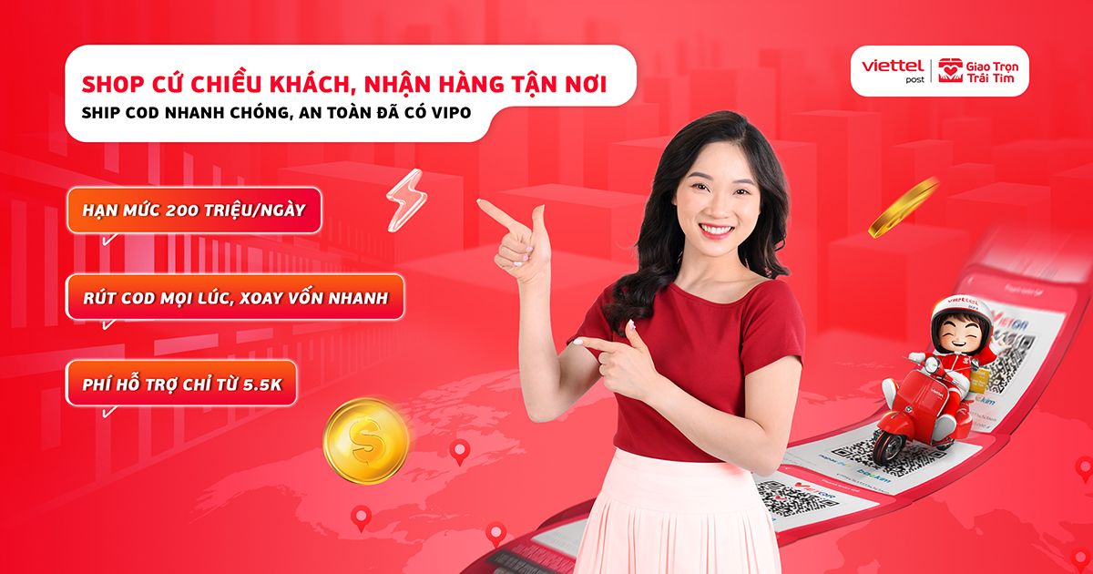 Dịch vụ Ship COD tại Viettel Post 